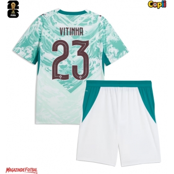 Portugalia Vitinha #23 Echipament de Fotbal Replică Mondial 2026 Copii Deplasare (+ Șorturi)